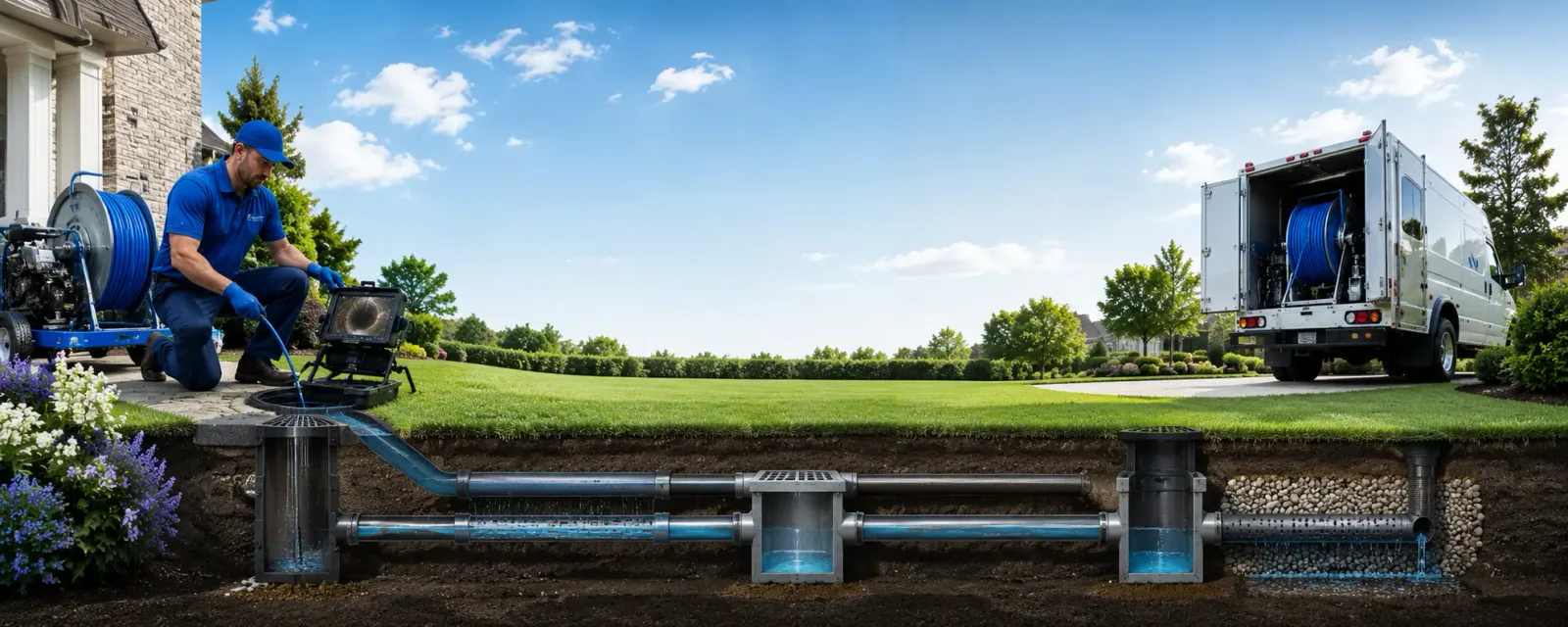 Outdoor drain cleaning information for Versailles, IN